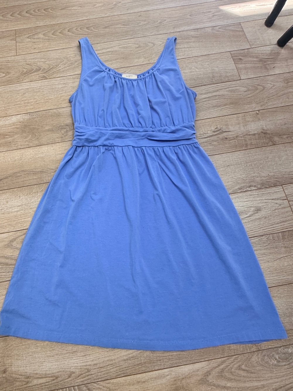 LOFT Sleeveless Blue Sundress
